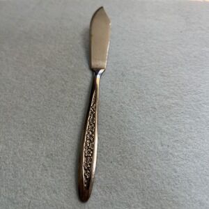 Customcraft Japan -‎ Stainless Silverware / Flatware Floral Pattern On Handle